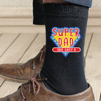 Personalised Super Dad Mens Socks | Clothing | Inspired Creative Gifts