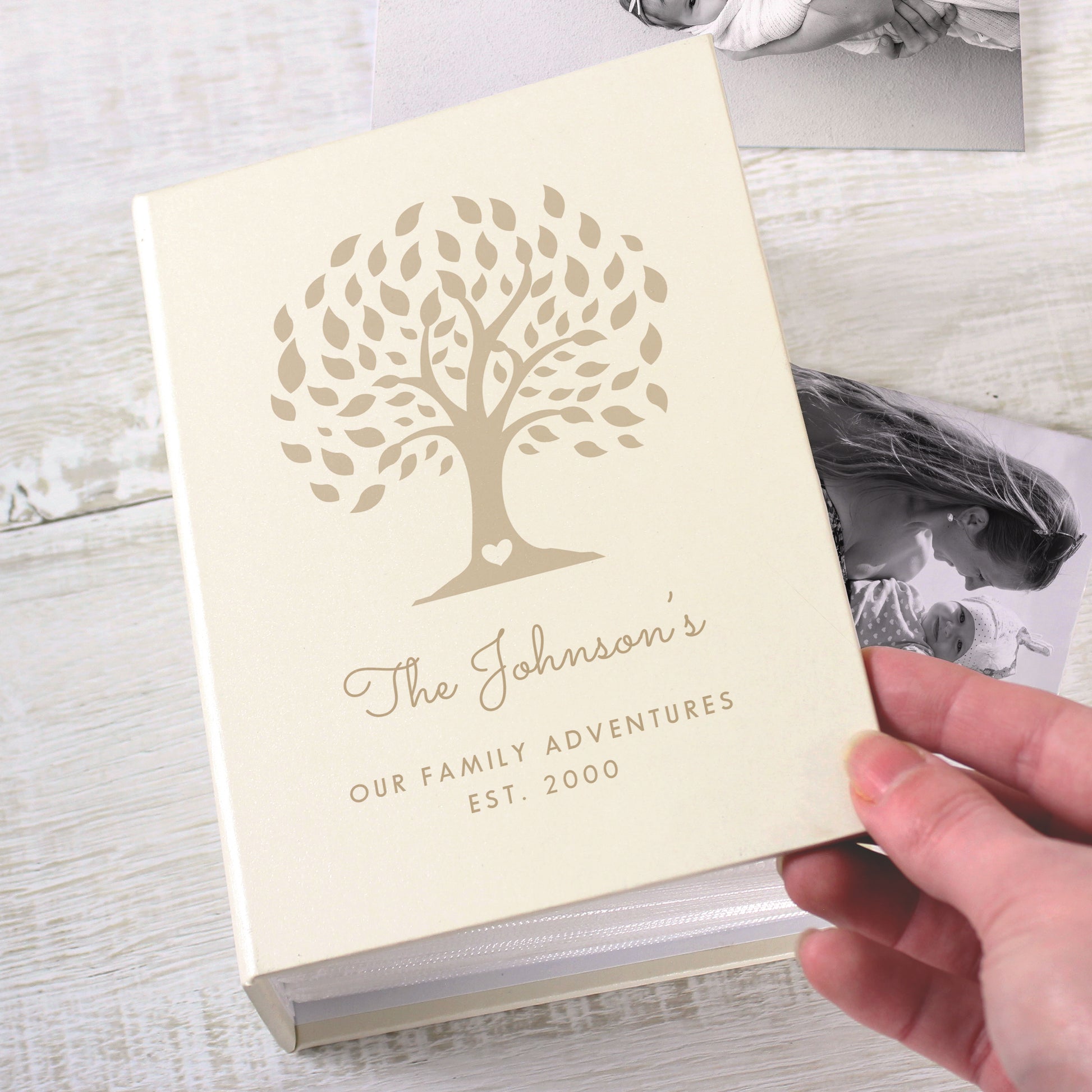 Personalised Family Tree 6x4 Photo Album with Sleeves - Inspired Creative Gifts