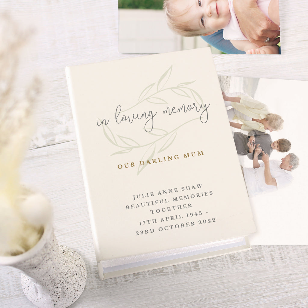 Personalised In Loving Memory 6x4 Photo Album with Sleeves - Photo Album - Inspired Creative Gifts