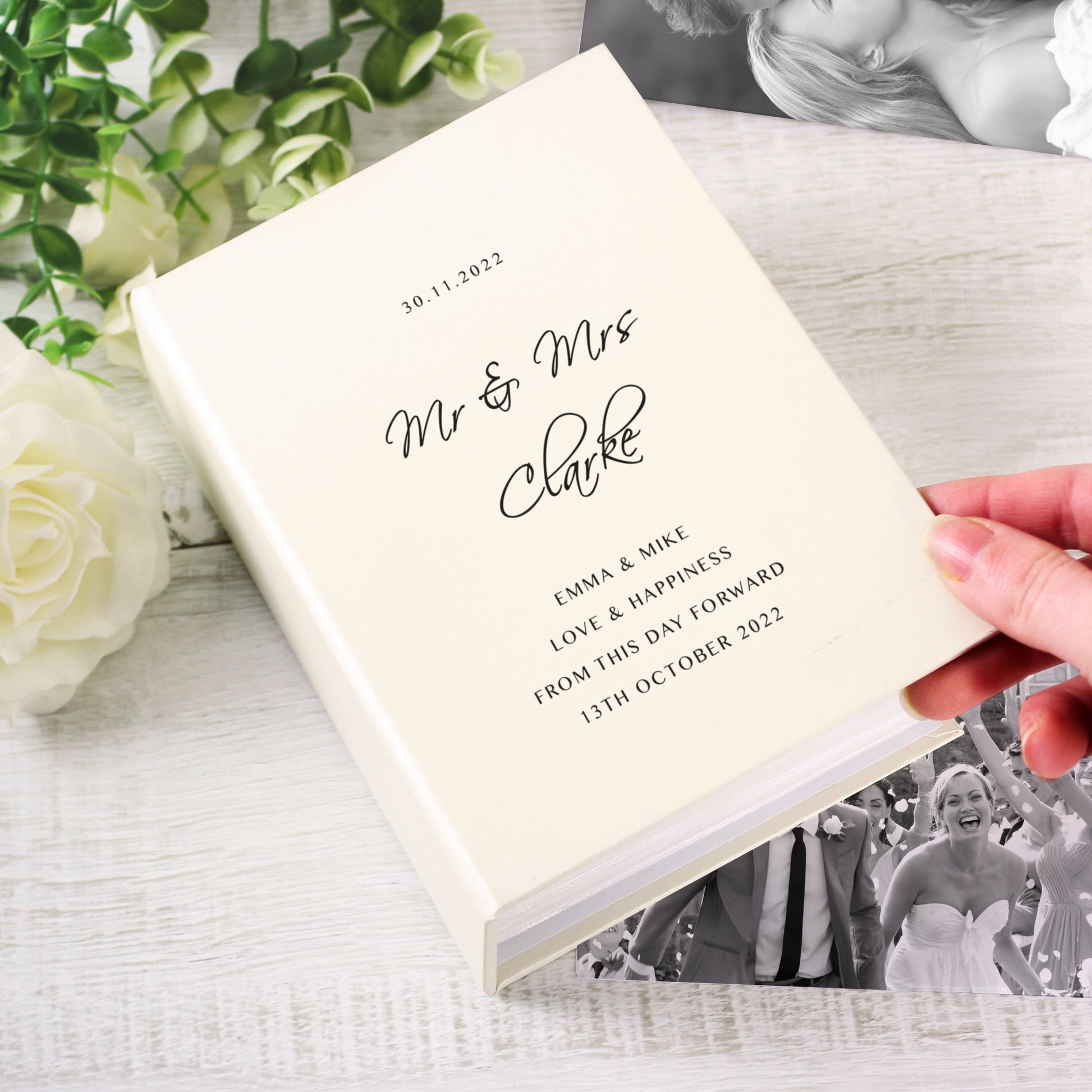 Personalised Free Text 6x4 Photo Album with Sleeves - Inspired Creative Gifts