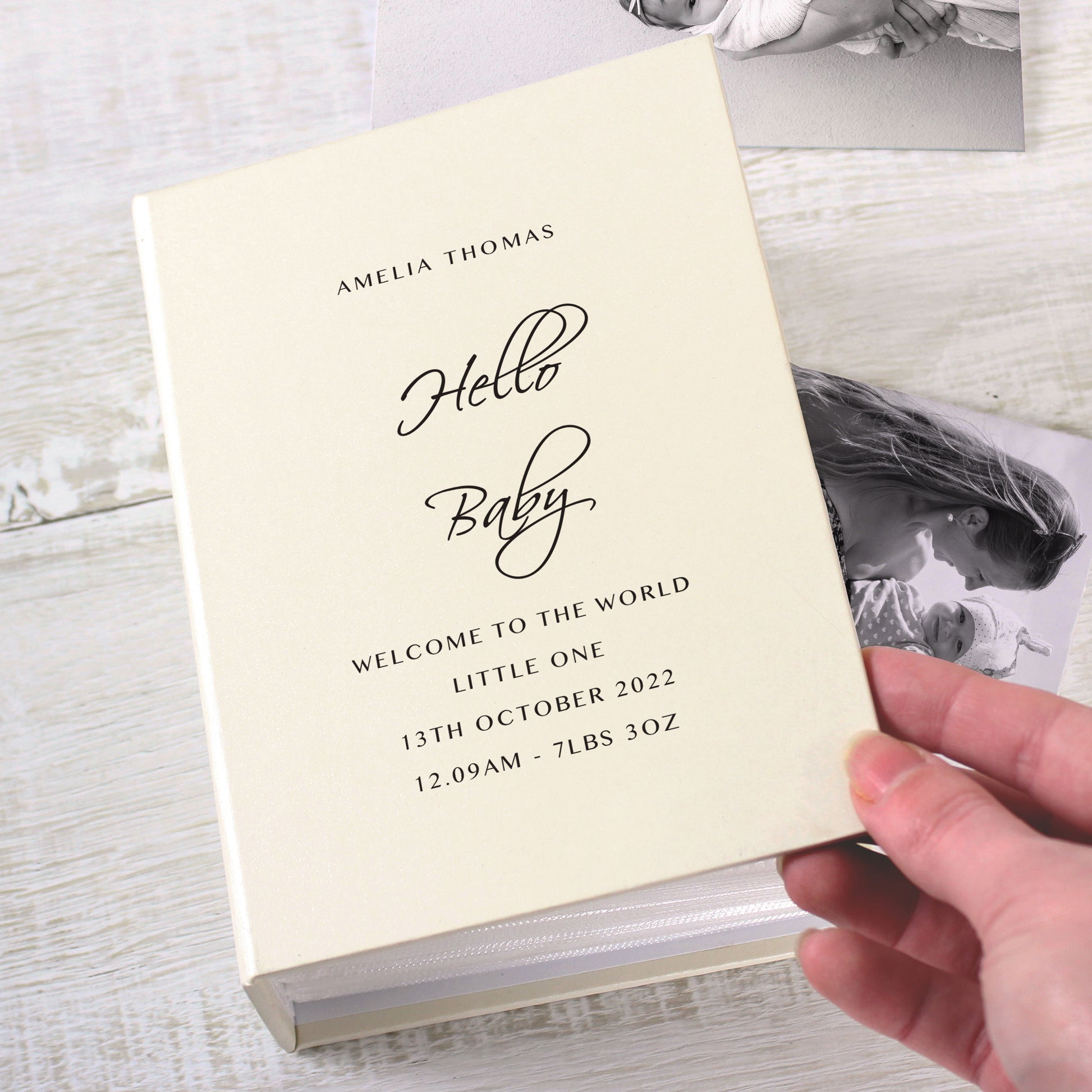 Personalised Free Text 6x4 Photo Album with Sleeves - Inspired Creative Gifts