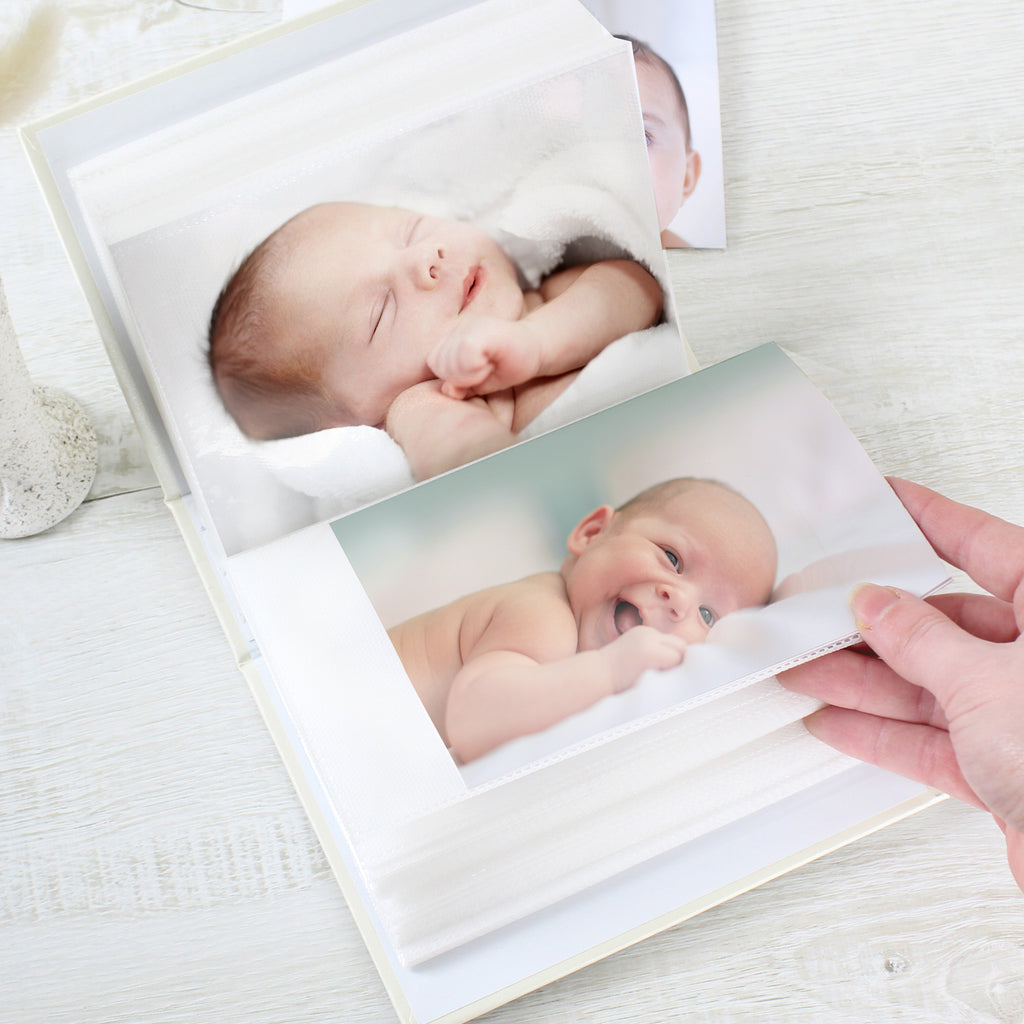 Personalised Free Text 6x4 Photo Album with Sleeves - Inspired Creative Gifts