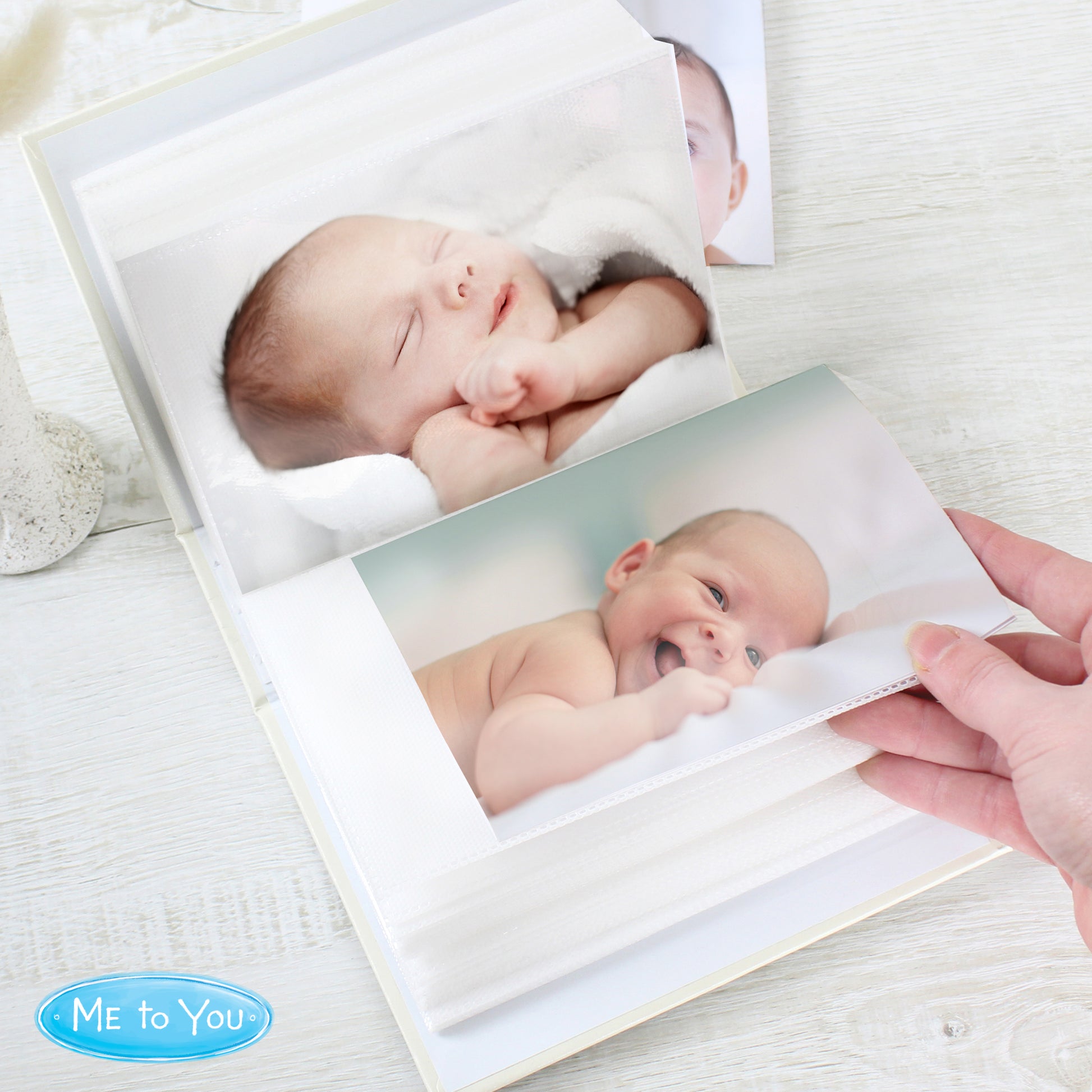 Personalised Tiny Tatty Teddy Blue 6x4 Photo Album with Sleeves - Inspired Creative Gifts