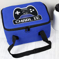 Personalised Gaming Blue Lunch Bag | Textiles