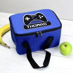 Personalised Gaming Blue Lunch Bag | Textiles