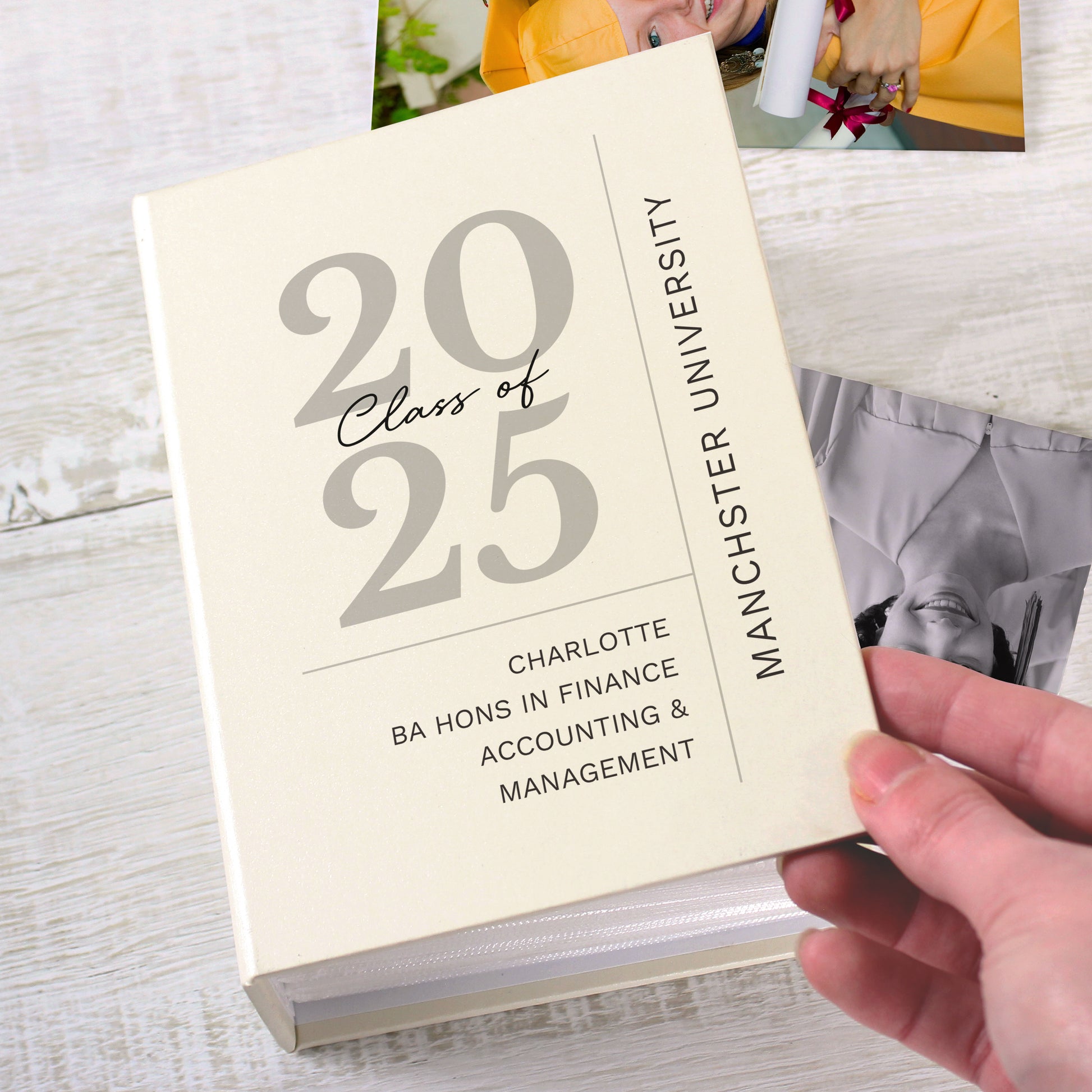 Personalised Class of Graduation 6x4 Photo Album with Sleeves - Photo Album - Inspired Creative Gifts
