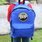 Personalised Adventure Blue Backpack | Textiles