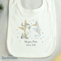 Personalised The Snowman Magical Adventure Bib | Clothing | Inspired Creative Gifts