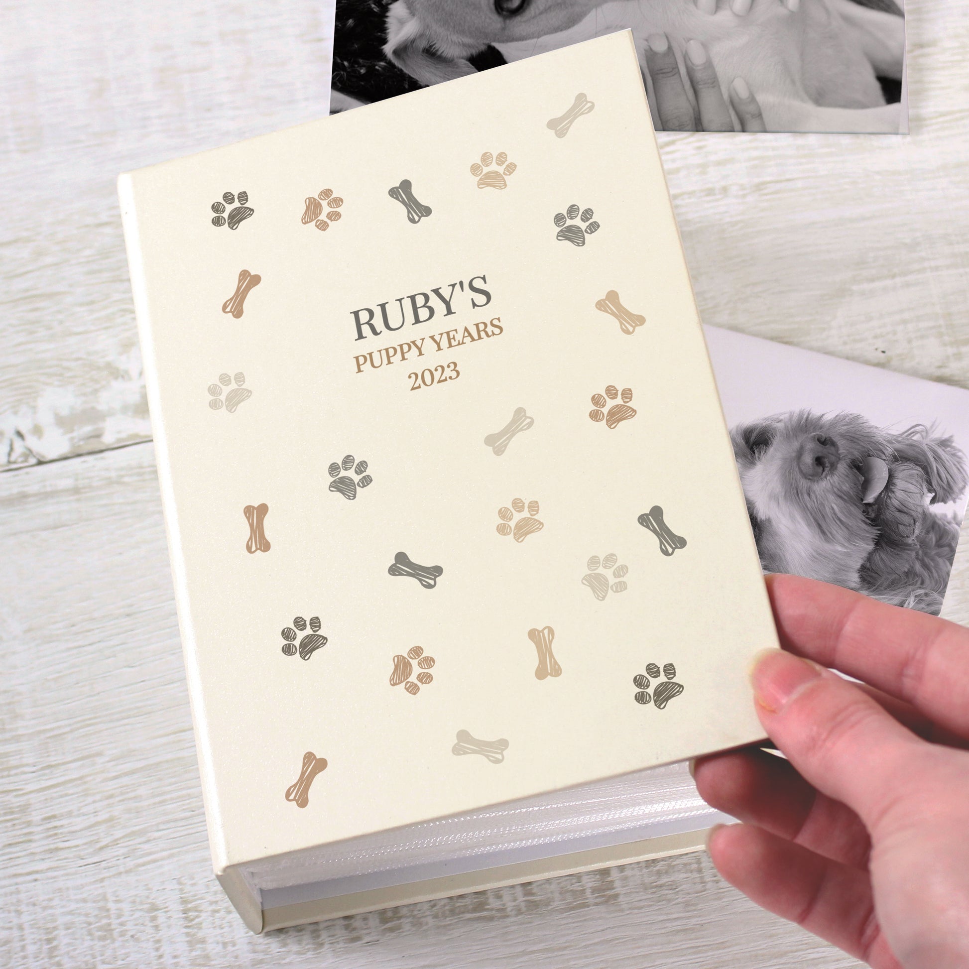 Personalised Dogs 6x4 Photo Album with Sleeves - Inspired Creative Gifts