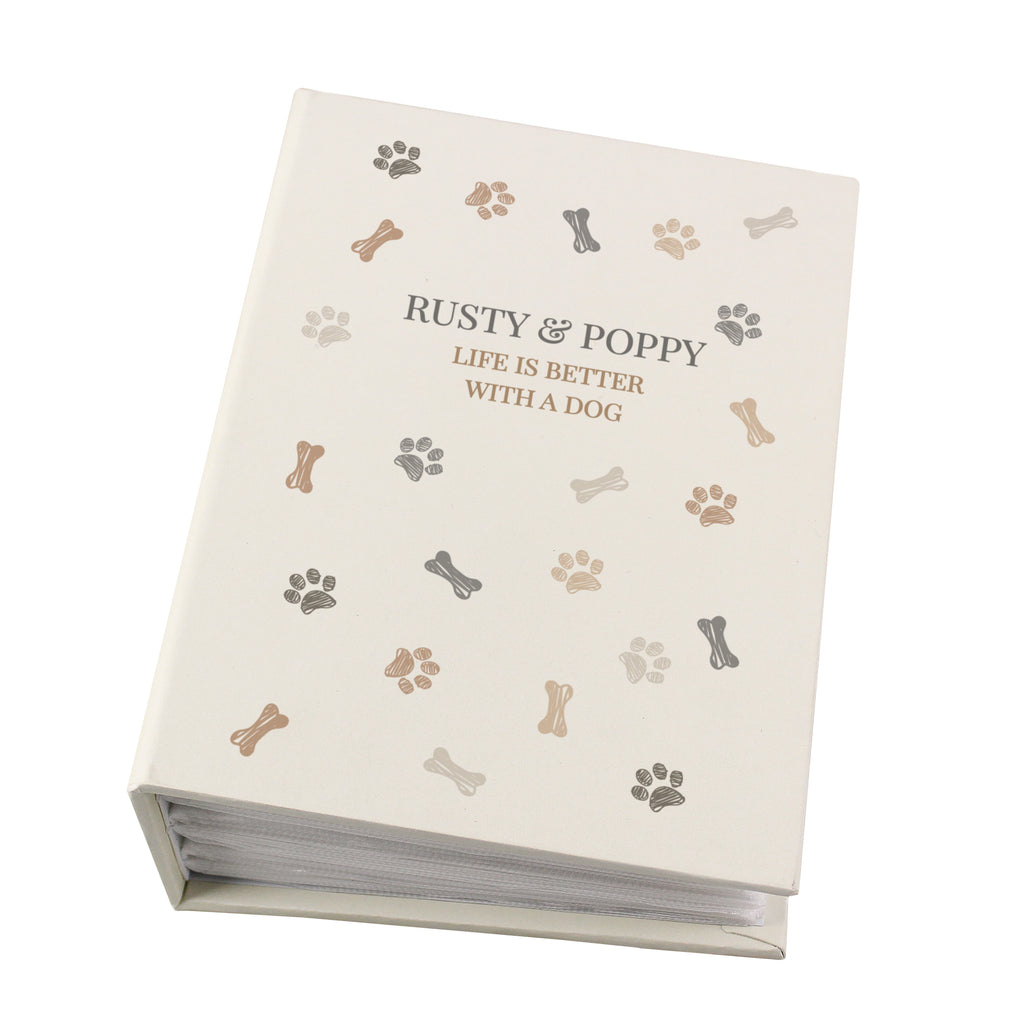 Personalised Dogs 6x4 Photo Album with Sleeves - Photo Album - Inspired Creative Gifts