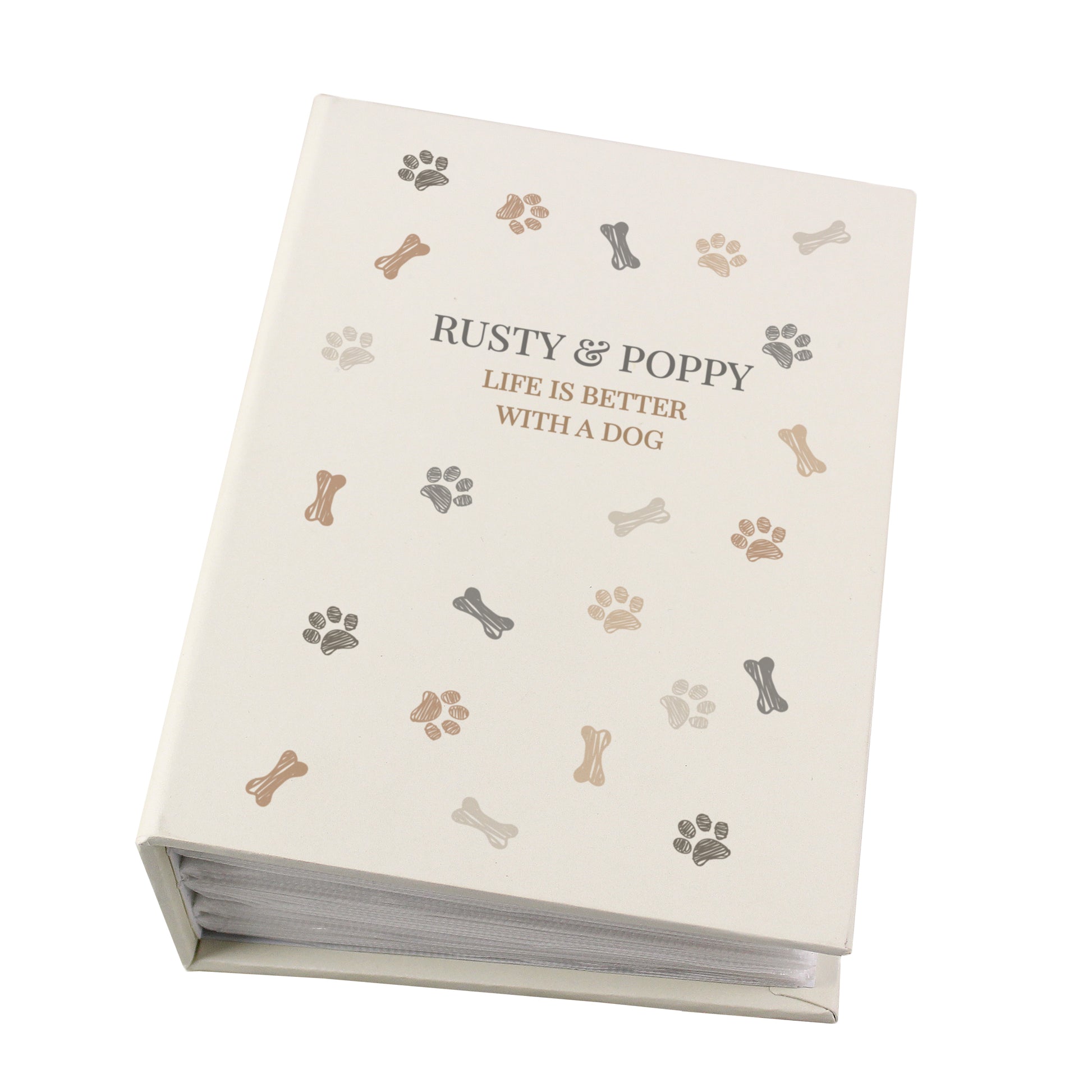Personalised Dogs 6x4 Photo Album with Sleeves - Inspired Creative Gifts
