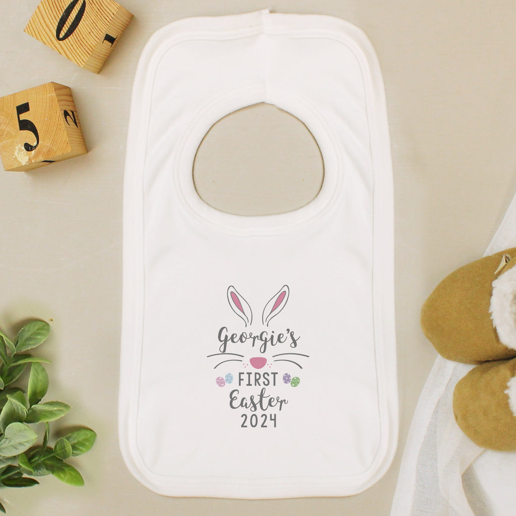 Personalised First Easter Babys Bib | Easter Gift