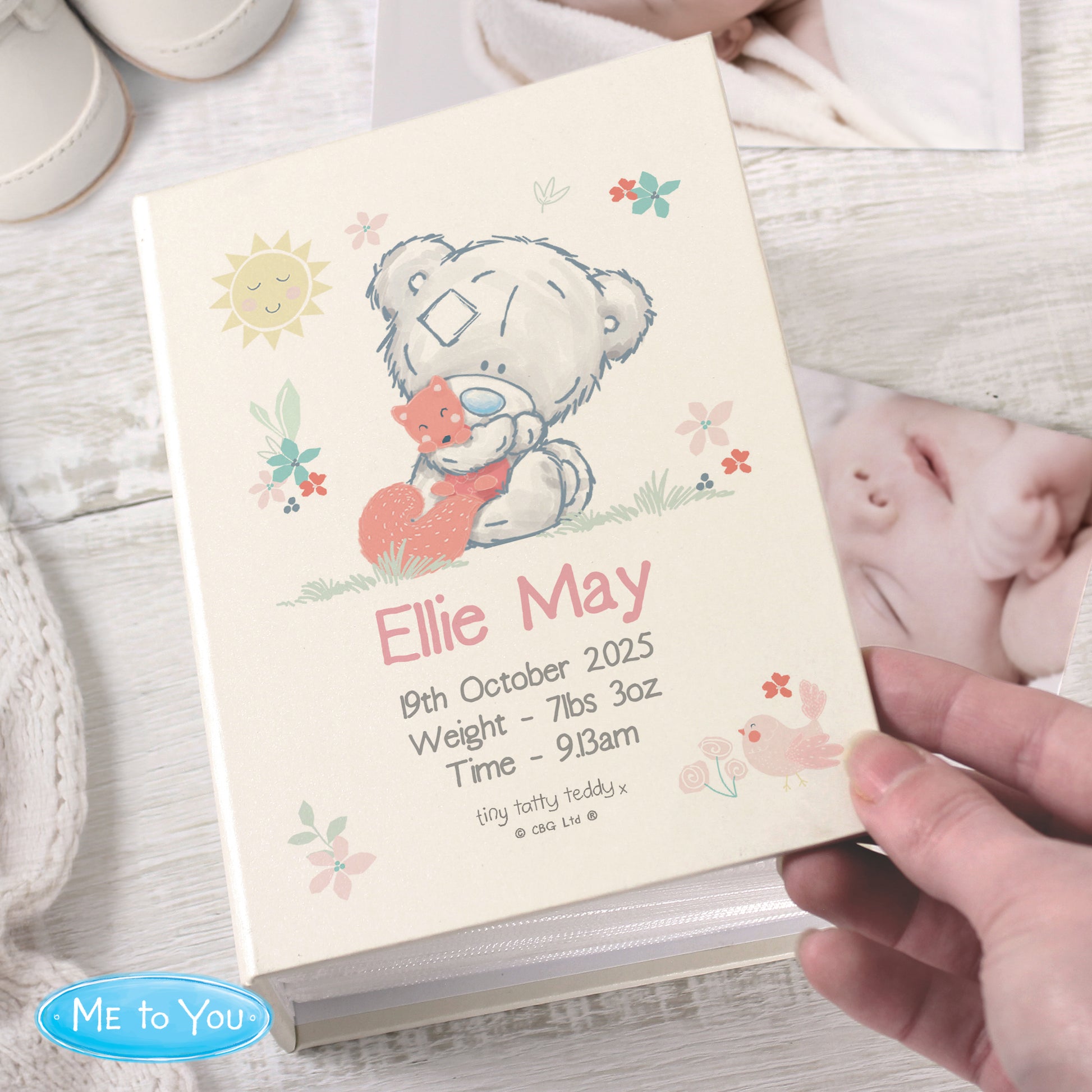 Personalised Tiny Tatty Teddy Woodland Animal 6x4 Photo Album - Photo Album - Inspired Creative Gifts