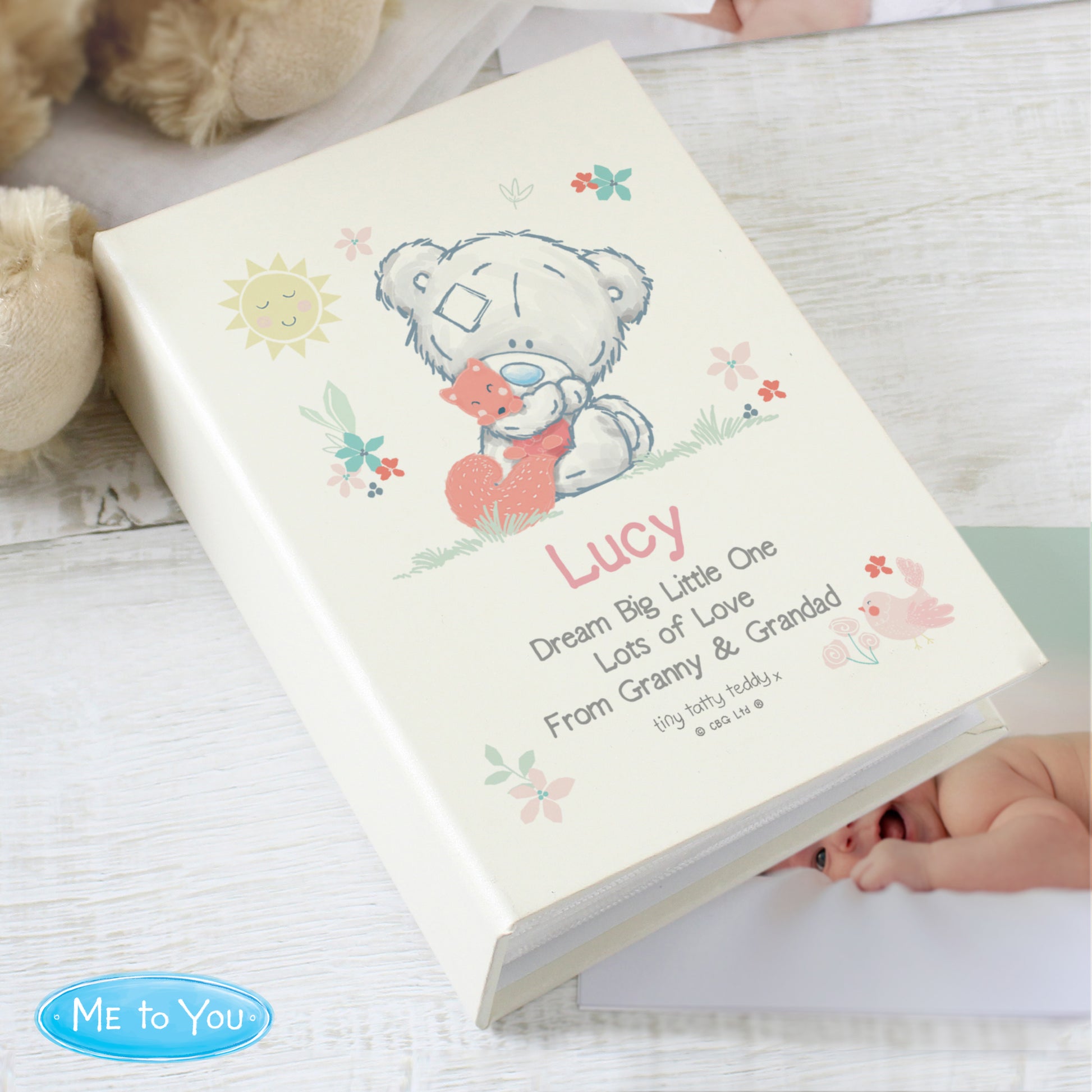 Personalised Tiny Tatty Teddy Woodland Animal 6x4 Photo Album - Photo Album - Inspired Creative Gifts