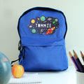 Personalised Space Blue Backpack | Textiles | Inspired Creative Gifts
