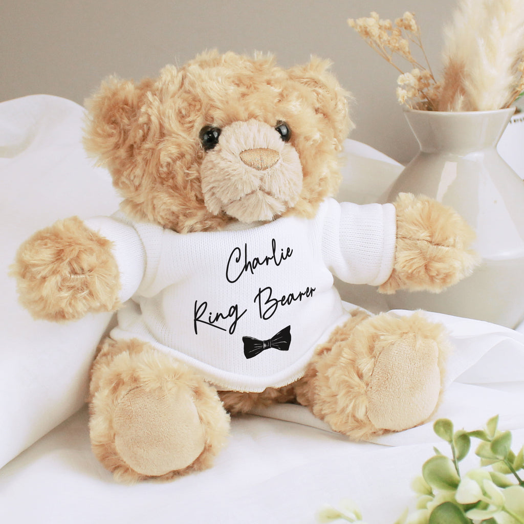 Personalised Bow Tie Page Boy Bear | Plush | Inspired Creative Gifts