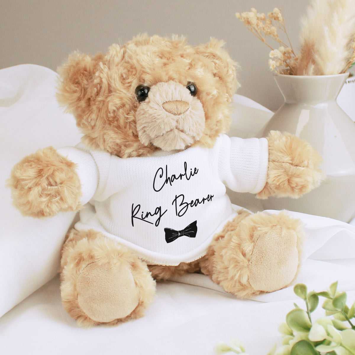 Personalised Bow Tie Page Boy Bear | Plush | Inspired Creative Gifts