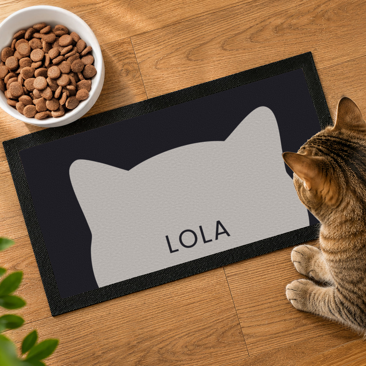 Personalised Cat Bowl Mat | Pet Gifts | Inspired Creative Gifts