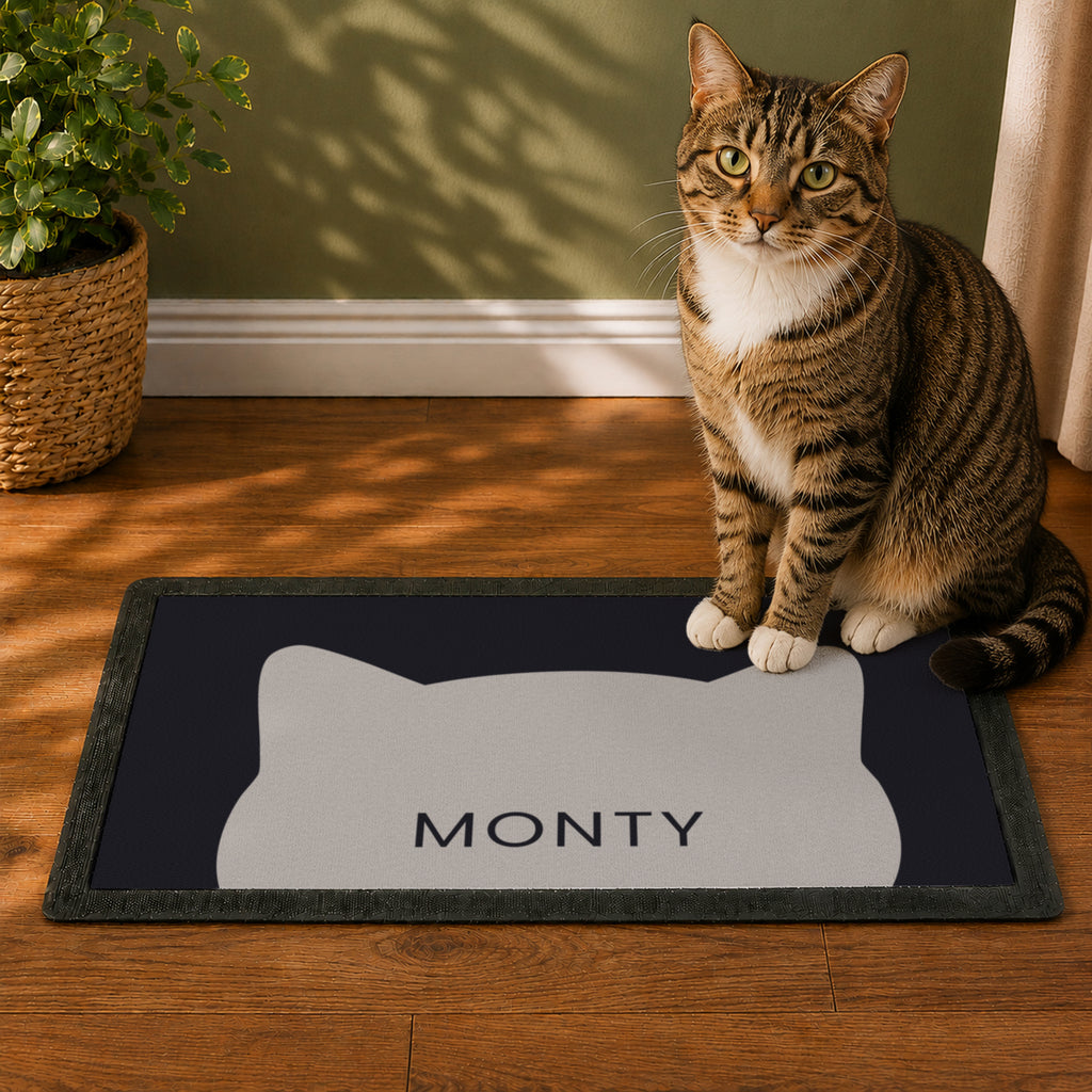 Personalised Cat Bowl Mat | Pet Gifts | Inspired Creative Gifts