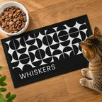 Personalised Abstract Pet Bowl Mat | Pet Gifts