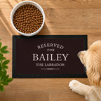 Personalised Reserved For Pet Bowl Mat | Pet Gifts | Inspired Creative Gifts