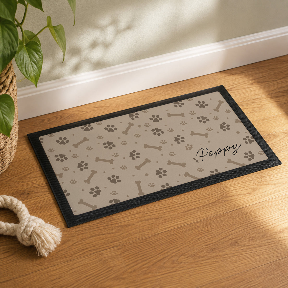 Personalised Brown Dog Icons Pet Bowl Mat | Pet Gifts | Inspired Creative Gifts