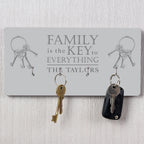 Personalised Family Key Hooks | Wooden