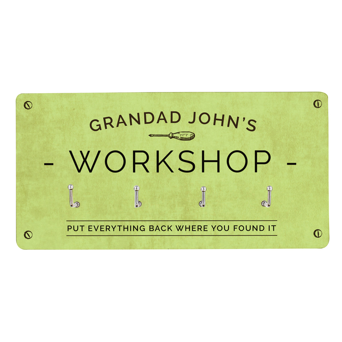 Personalised Workshop Hooks | Wooden | Christmas Gift