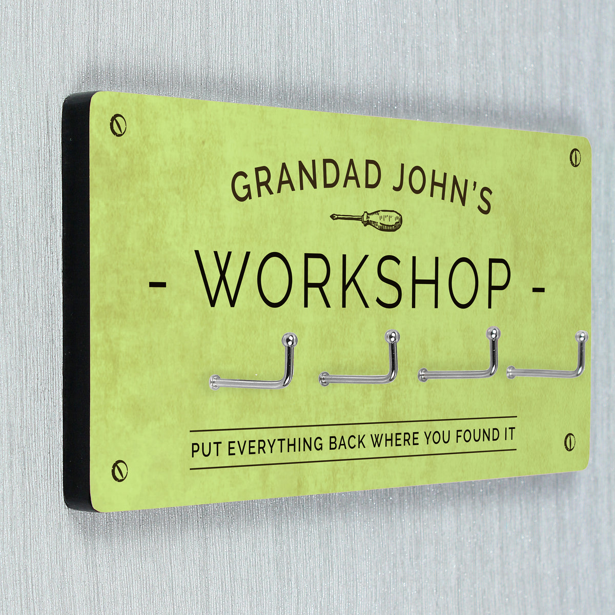 Personalised Workshop Hooks | Wooden | Christmas Gift