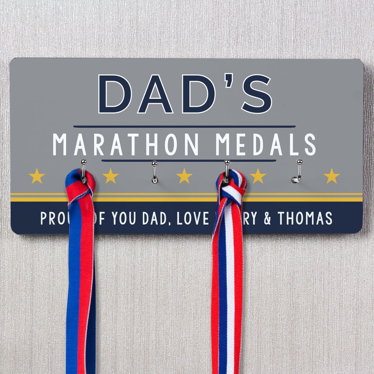 Personalised Achievement Medal Hooks | Christmas Gift