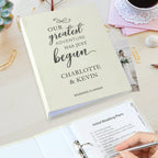 Personalised Our Greatest Adventure Wedding Planner for Wedding