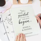 Personalised Our Greatest Adventure Wedding Planner for Wedding
