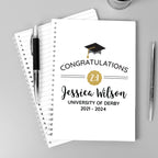 Personalised Graduation A5 Notebook | Stationery & Pens | Inspired Creative Gifts