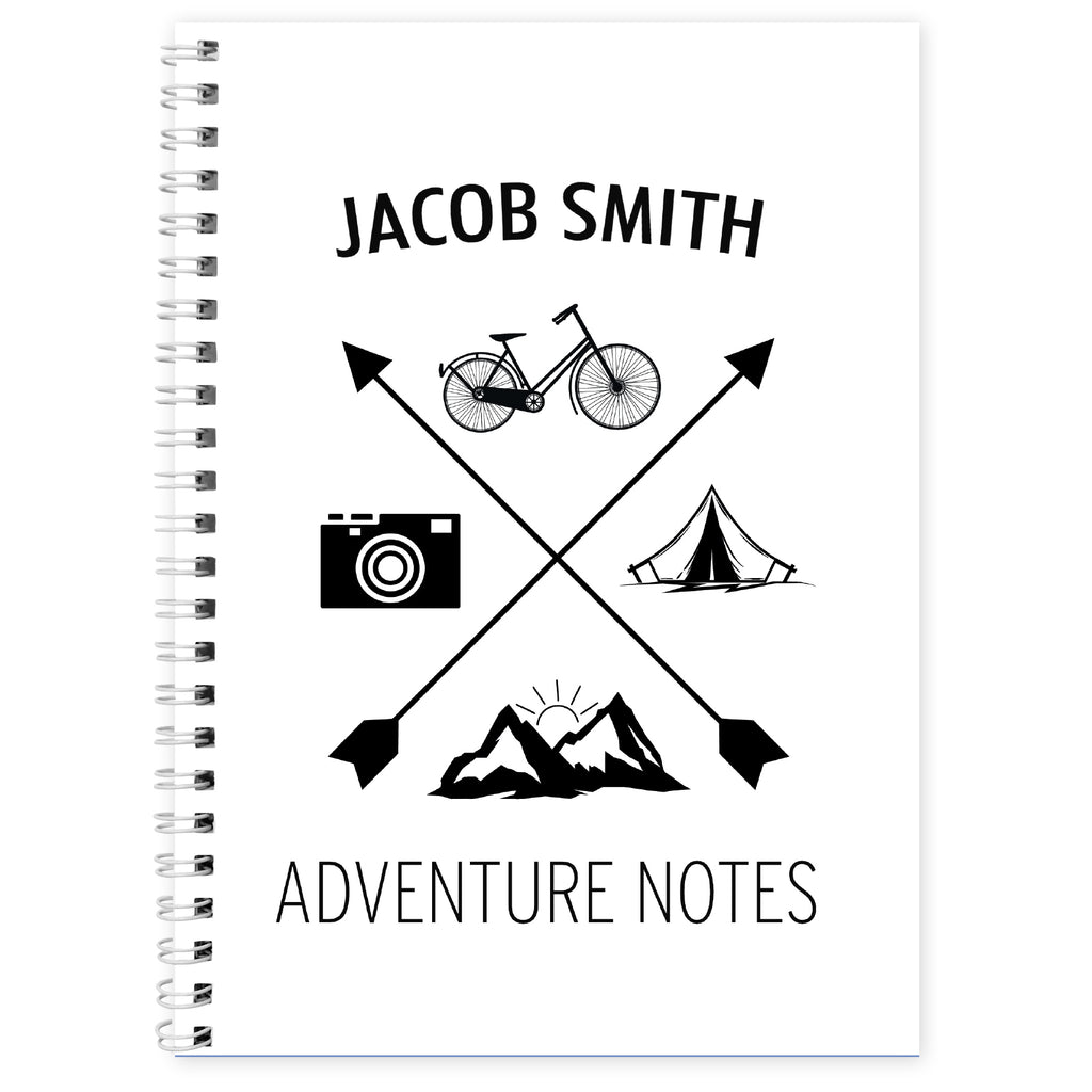 Personalised Adventure A5 Notebook | Stationery & Pens | Inspired Creative Gifts
