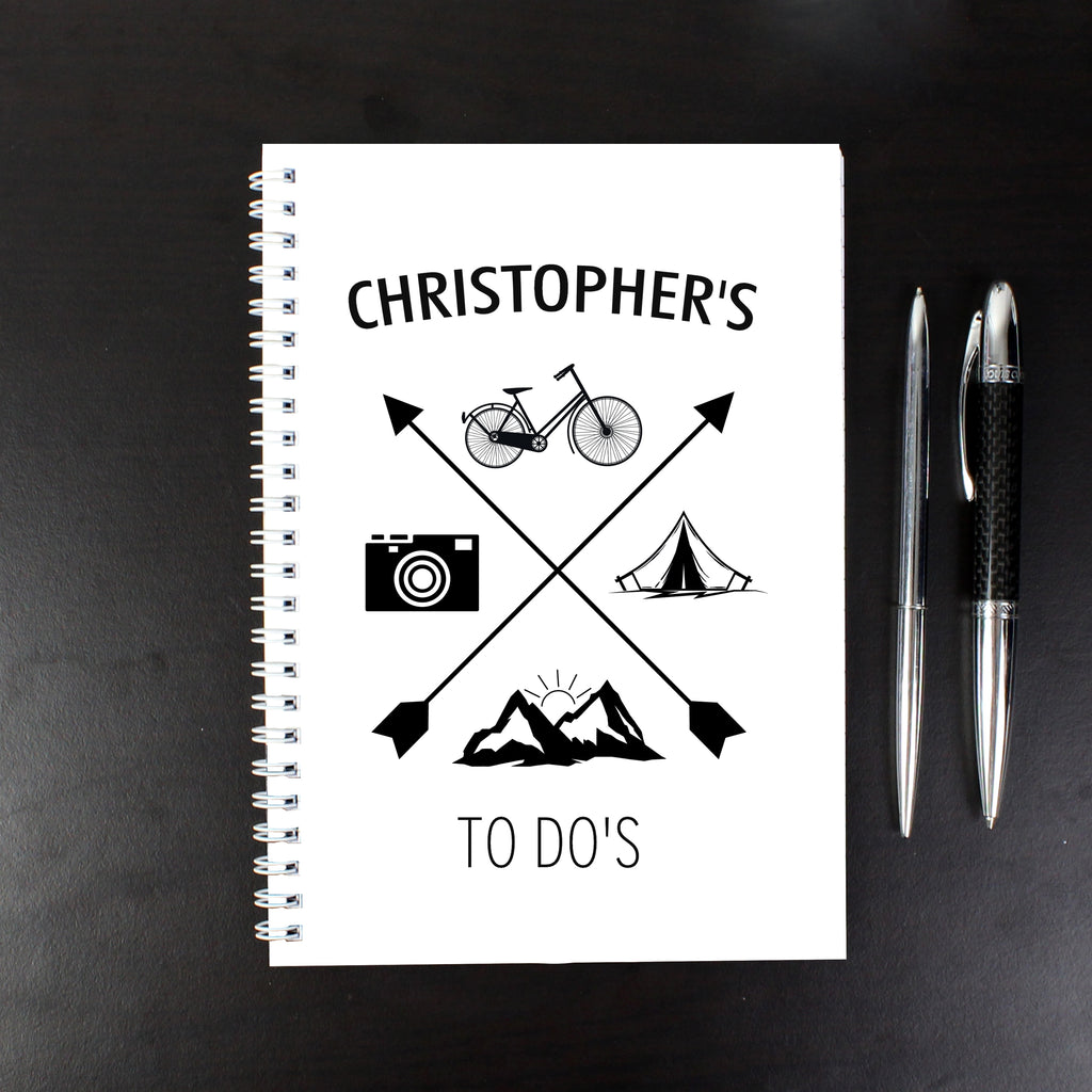 Personalised Adventure A5 Notebook | Stationery & Pens | Inspired Creative Gifts
