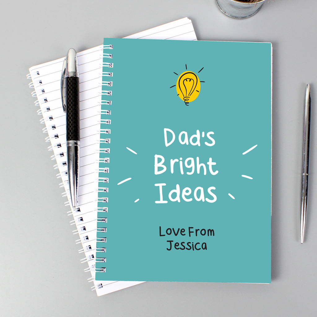 Personalised Bright Ideas A5 Notebook | Stationery & Pens | Inspired Creative Gifts