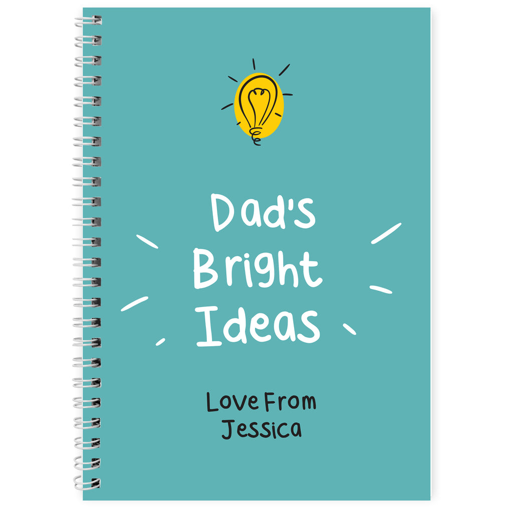 Personalised Bright Ideas A5 Notebook | Stationery & Pens | Inspired Creative Gifts