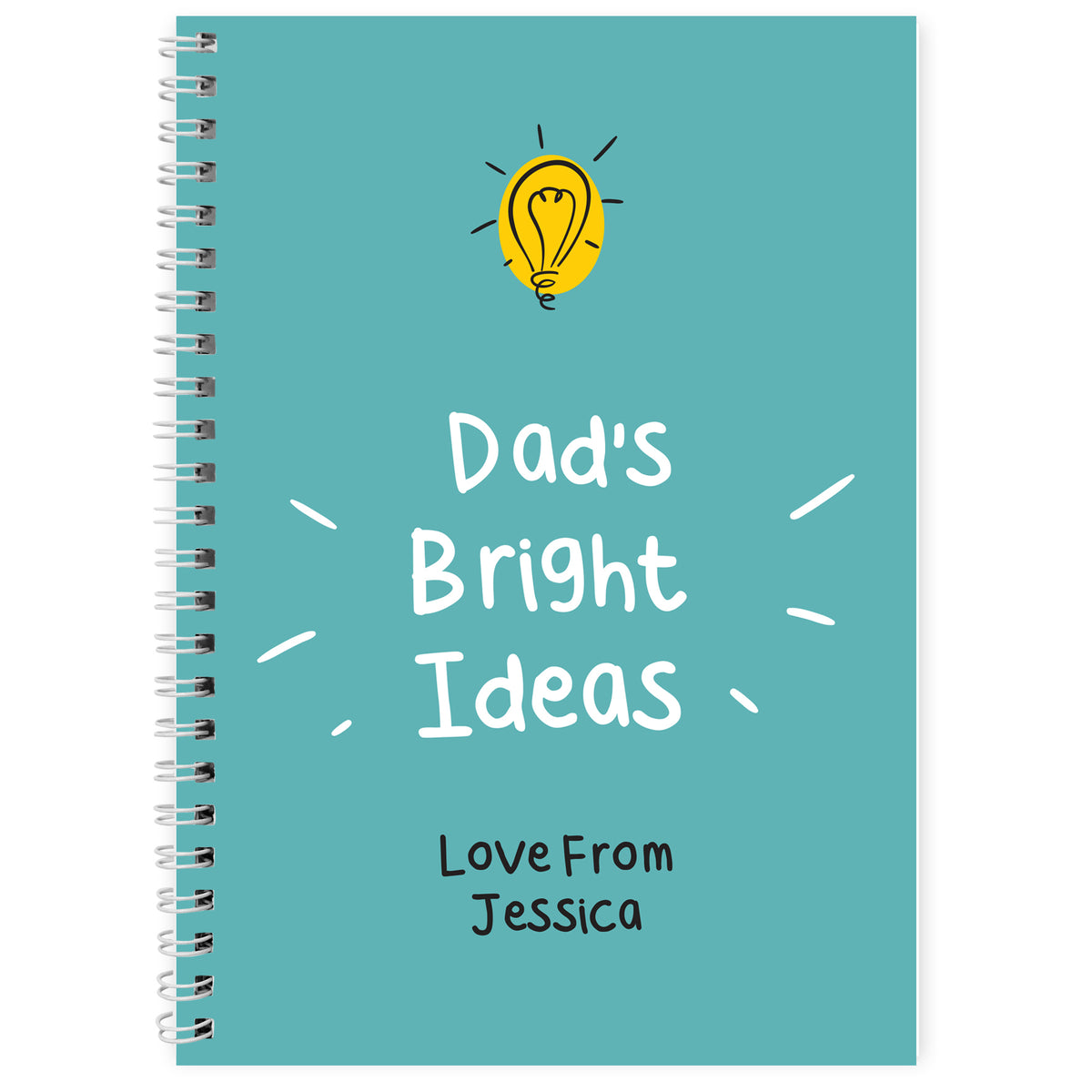 Personalised Bright Ideas A5 Notebook | Stationery & Pens | Inspired Creative Gifts