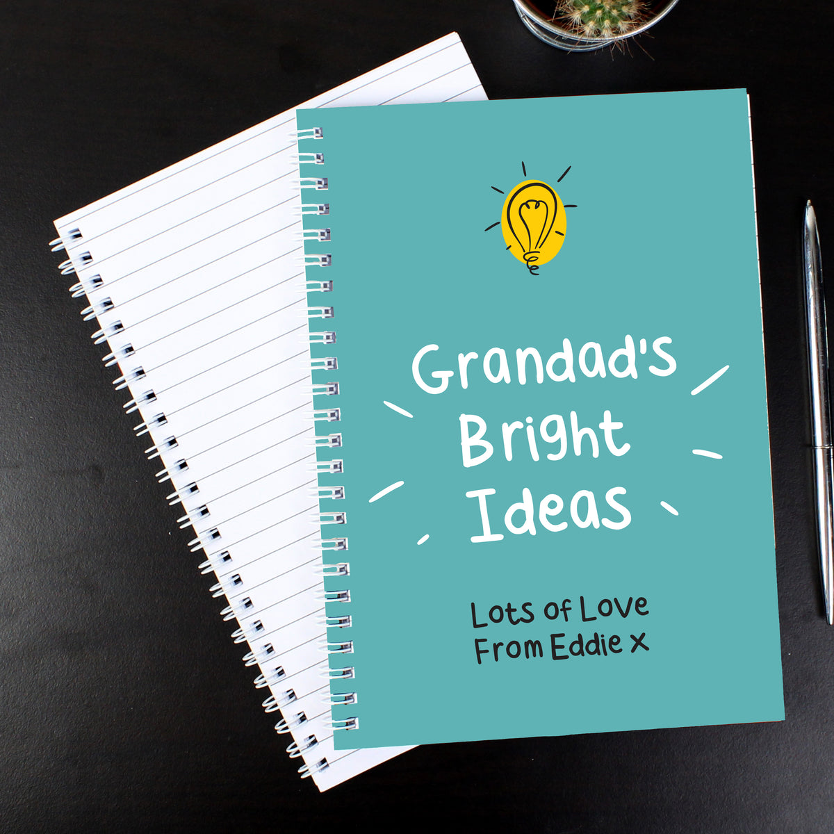 Personalised Bright Ideas A5 Notebook | Stationery & Pens | Inspired Creative Gifts