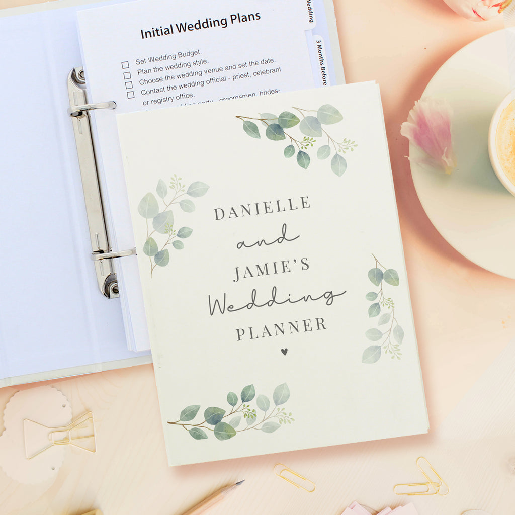 Personalised Botanical Wedding Planner | Wedding Gift