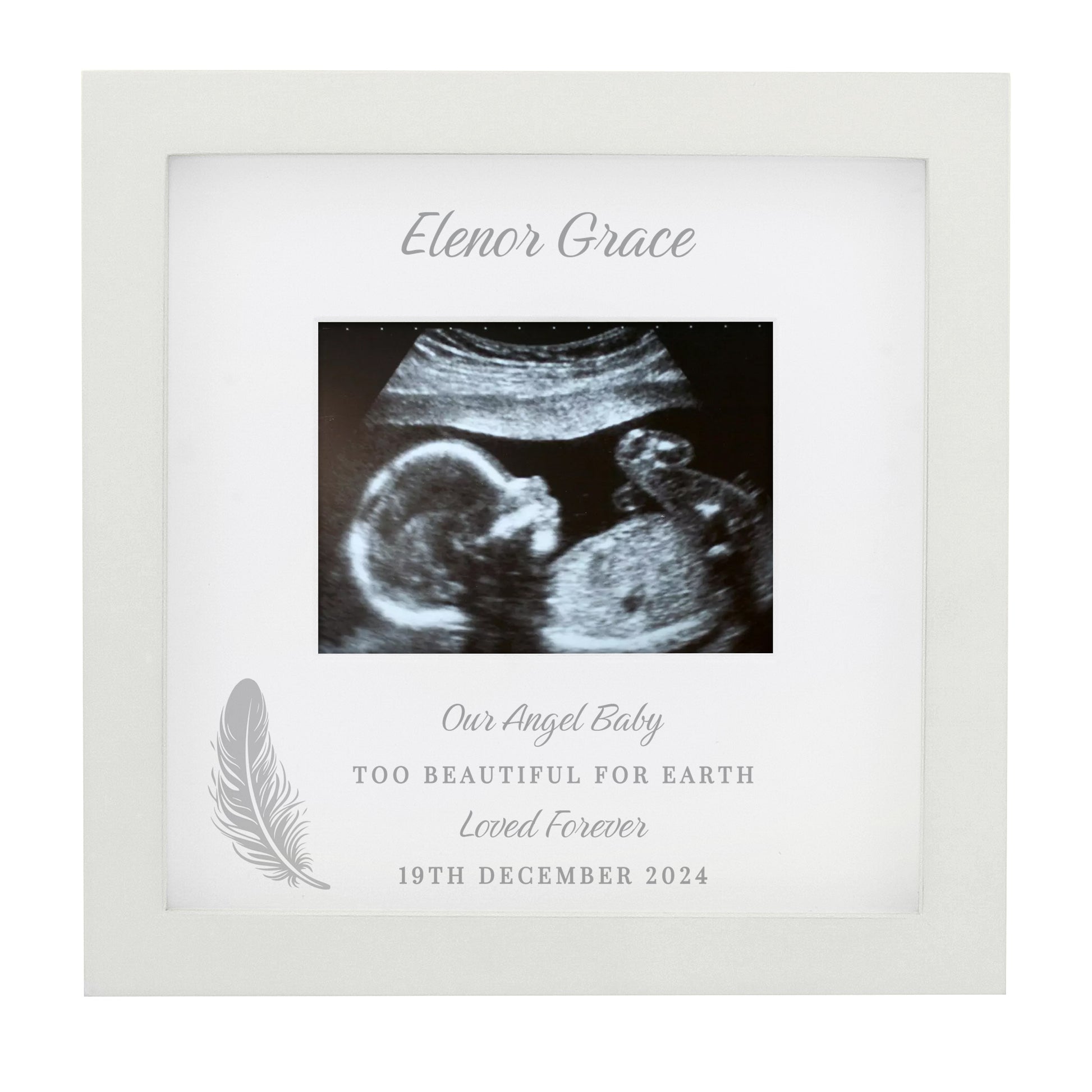Personalised Memorial Baby Scan Photo Frame - Picture Frame - Inspired Creative Gifts