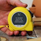 Personalised Tools Tape Measure | Keepsakes