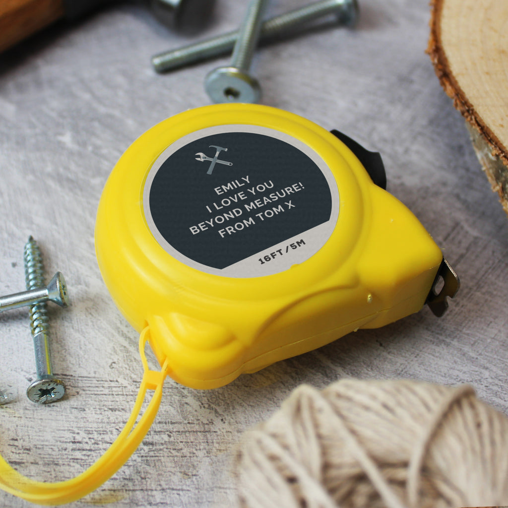 Personalised Tools Tape Measure | Keepsakes