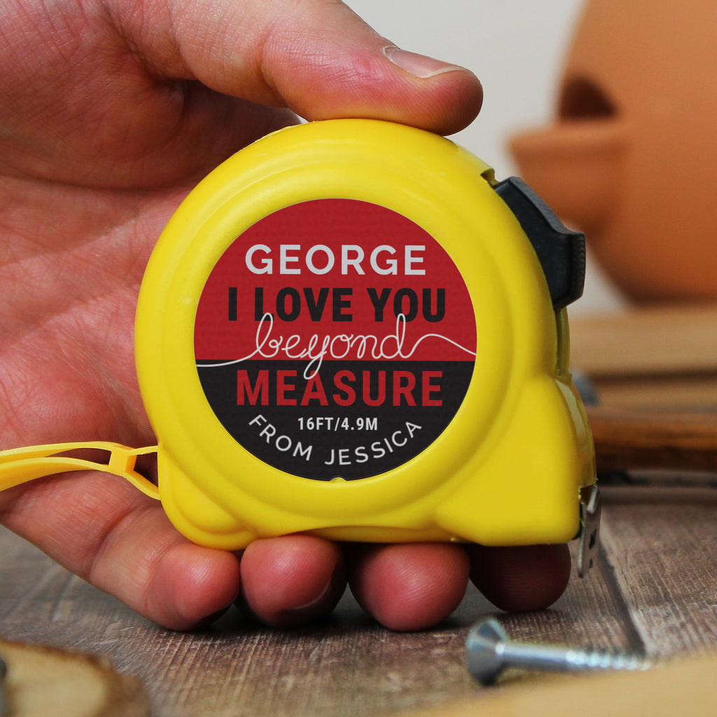 Personalised Beyond Measures Tape Measure | Keepsakes