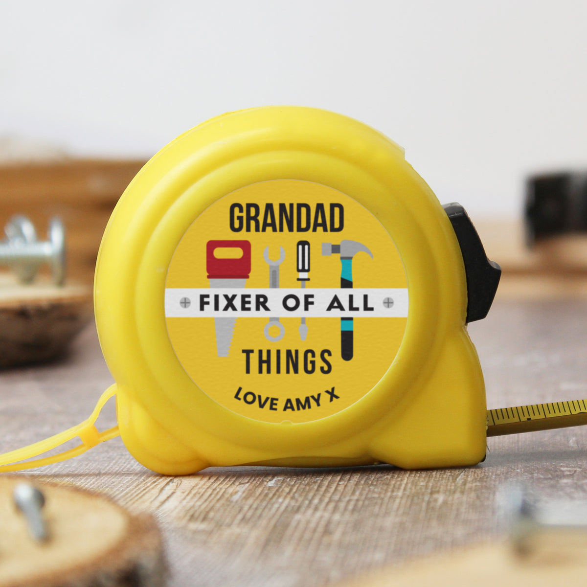 Personalised Fixer of All Things Tape Measure | Father's Day Gift