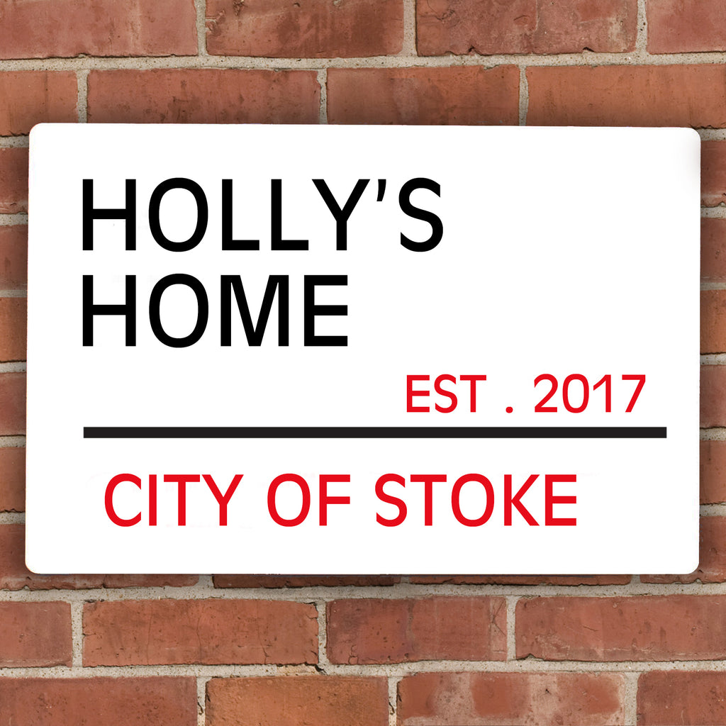 Personalised London Street Sign | Wedding Gift