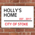 Personalised London Street Sign | Wedding Gift