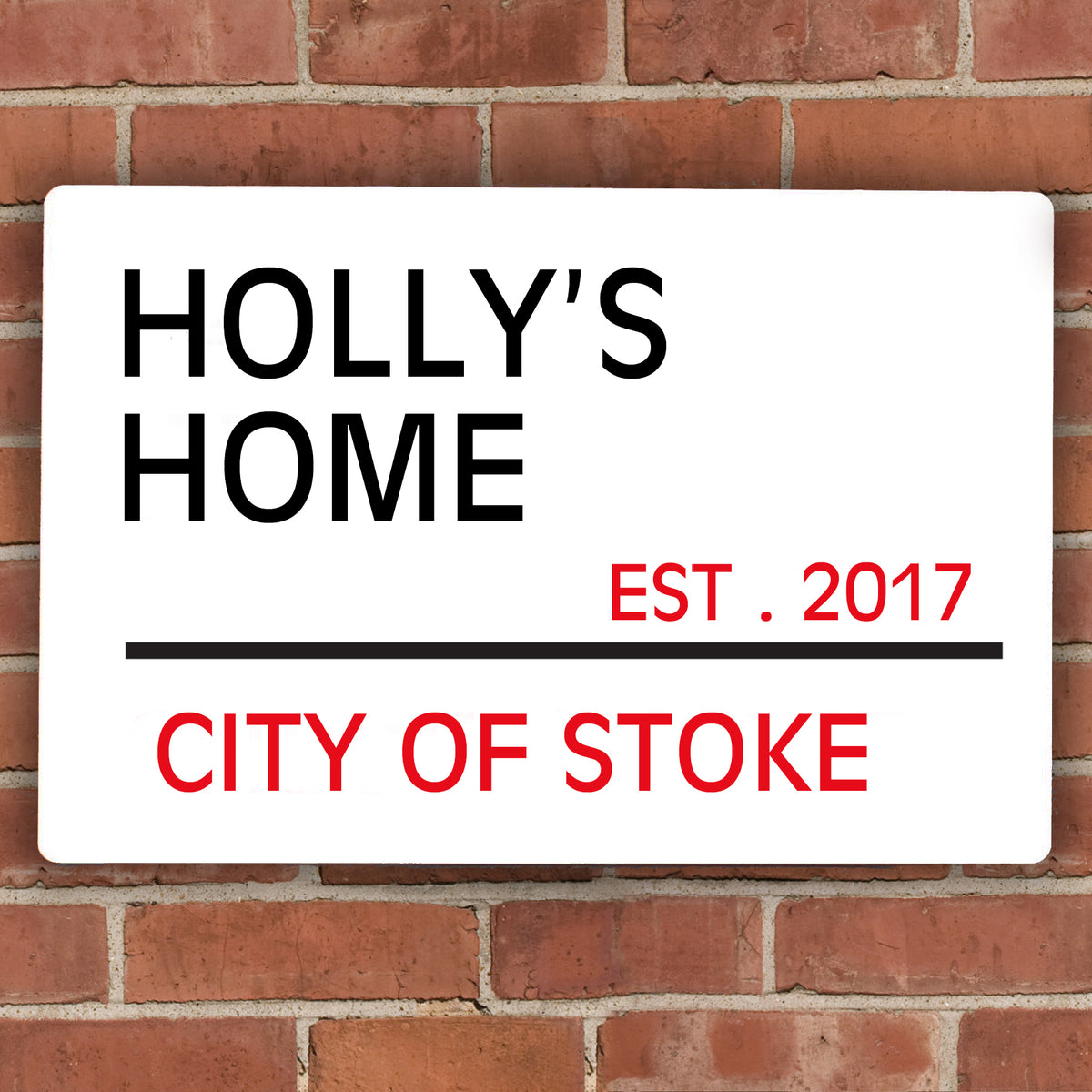 Personalised London Street Sign | Wedding Gift