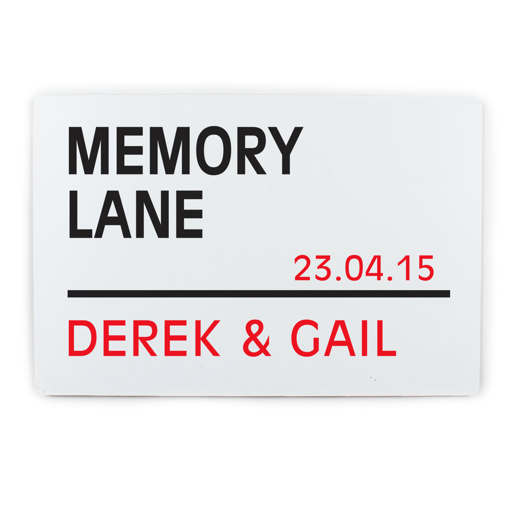 Personalised London Street Sign | Wedding Gift