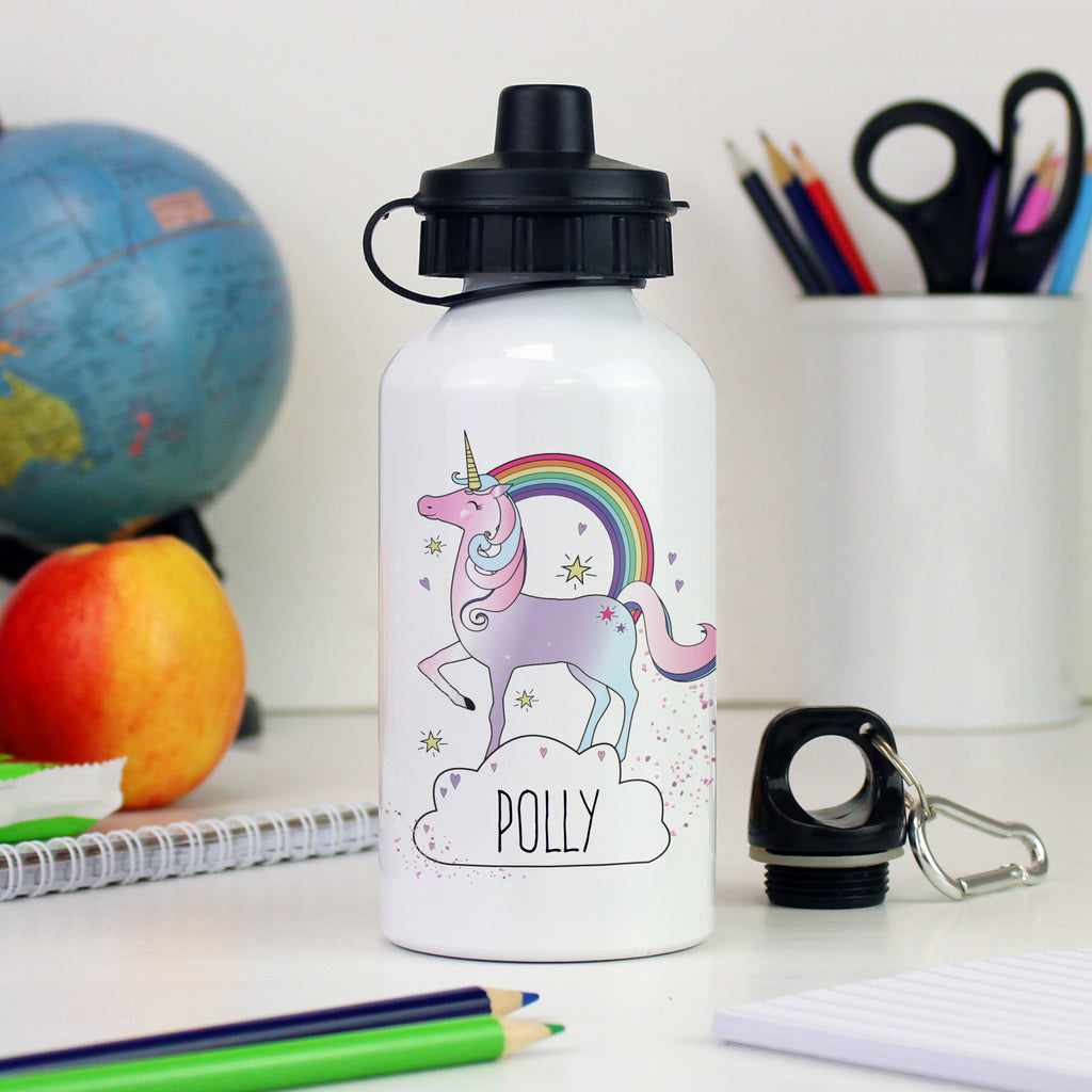Personalised Unicorn Drinks Bottle - Water Bottle - Inspired Creative Gifts